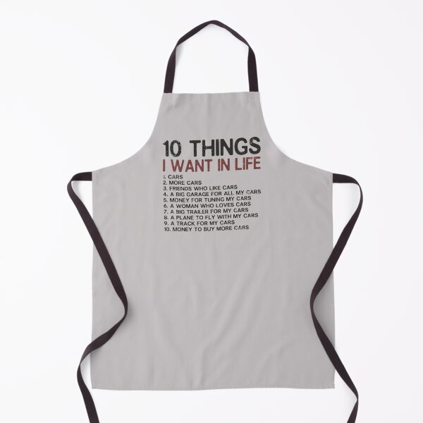 Item preview, 10 things I want in life cars more cars funny car lover gift designed and sold by alenaz.
