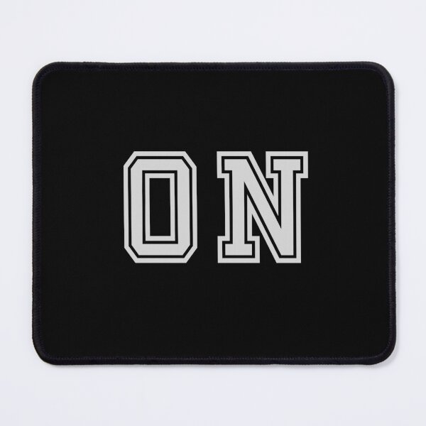 Item preview, O.N. Varsity Initials | Varsity Letters | Black And White | Personalised Gifts designed and sold by Avo And Sriracha.
