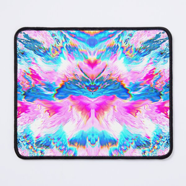 Item preview, pink and blue abstract marble moth designed and sold by Zevy-Darling.