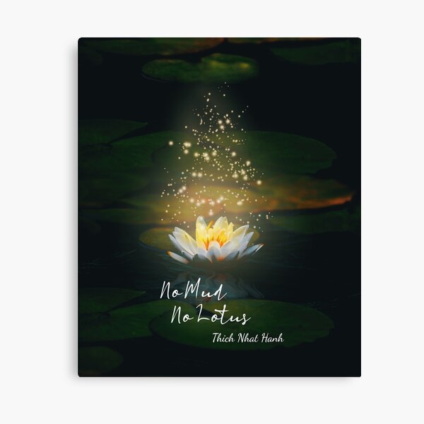 Aperçu de l'œuvre Pas de boue, pas de lotus - Thich Nhat Hanh créée et vendue par Bluepress.