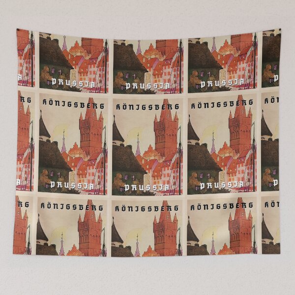 Item preview, Konigsberg/Königsberg, Prussia, Germany, 1937 - Retro vintage travel poster designed and sold by GreekTavern1979.