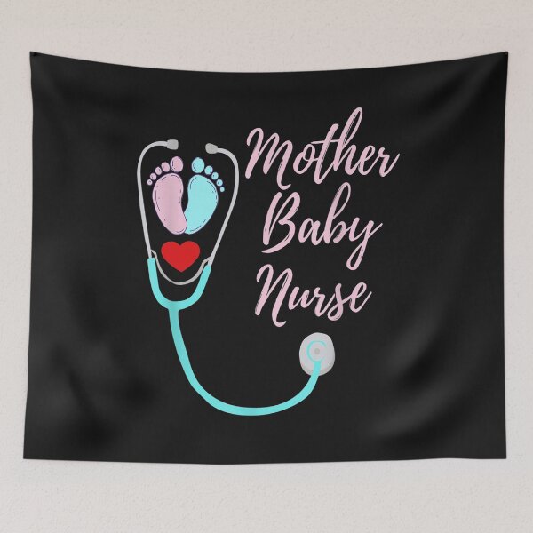 Item preview, Postpartum Mother Baby Nurse Mom Baby Postpartum Nursing designed and sold by RahmaniArt.