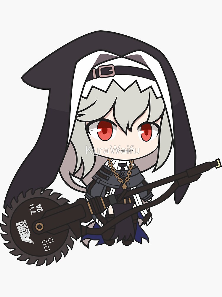 Specter Arknights Sticker By Kyrawaifu Redbubble