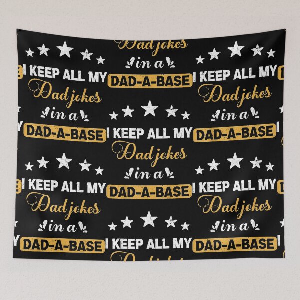 Item preview, I Keep All My Dad Jokes In A Dad A Base Dad Jokes designed and sold by Conor White.