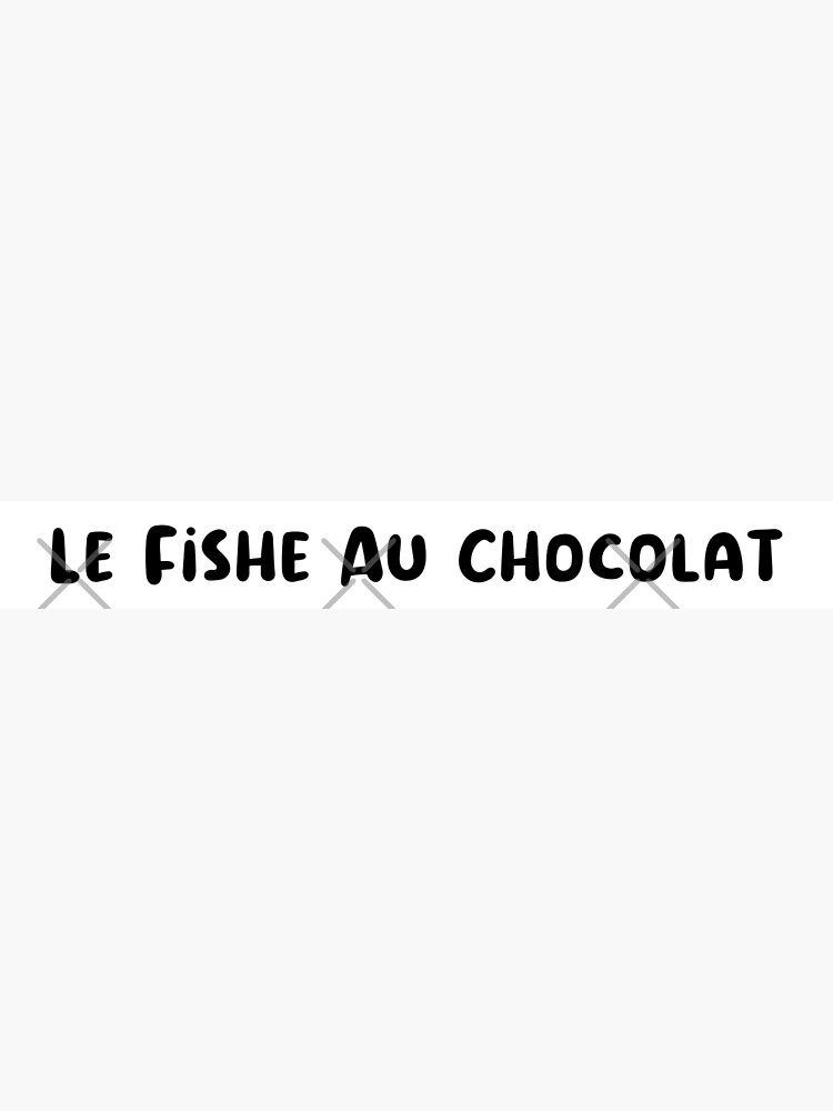 Stickers Citation Chocolat Jeans