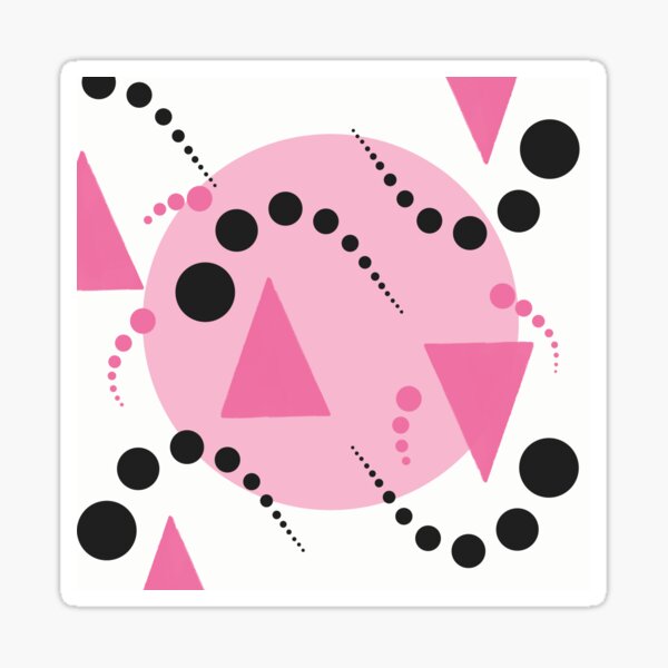 Pink Bubbles Sticker