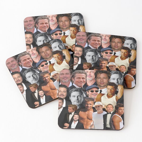 Artikelvorschau, Brad Pitt Fotocollage entworfen und verkauft von T-shirtakStore.