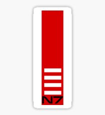 N7 Simple line. Sticker