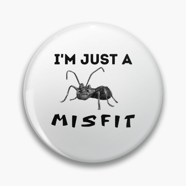 Item preview, Funny Retro Sci Fi I'm Just A Misfit Black Letters designed and sold by podguy.