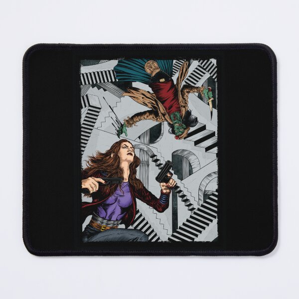 Item preview, Ailsa Dark Vs The Tattybogle Man (Colour Version) Sticker designed and sold by desireeowe.