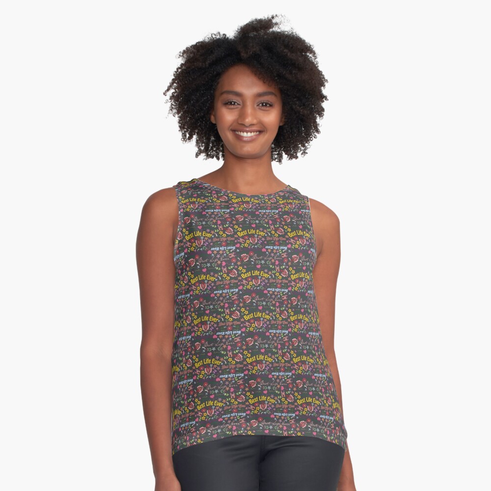 Item preview, Sleeveless Top designed and sold by CreativeContour.