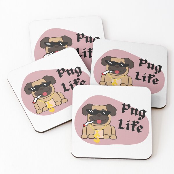 Item preview, Pug life - Animal pun designed and sold by The Agreeable Raven.