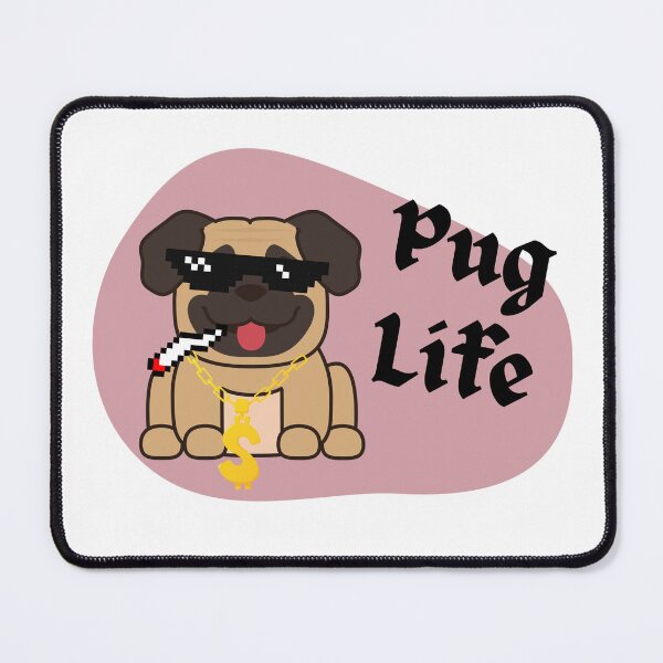 Item preview, Pug life - Animal pun designed and sold by The Agreeable Raven.