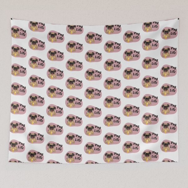 Item preview, Pug life - Animal pun designed and sold by The Agreeable Raven.