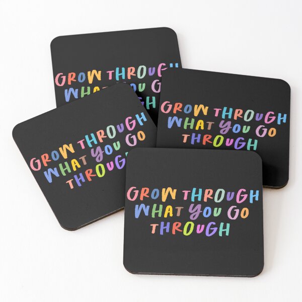Item preview, Grow Through What You Go Through, Inspirational, Positive Design, Inspirational Quote designed and sold by DoorandDoor.