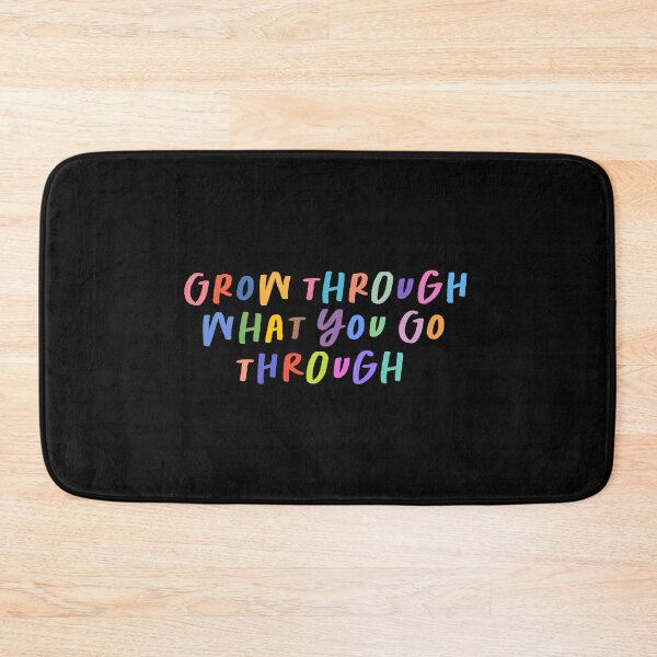 Item preview, Grow Through What You Go Through, Inspirational, Positive Design, Inspirational Quote designed and sold by DoorandDoor.