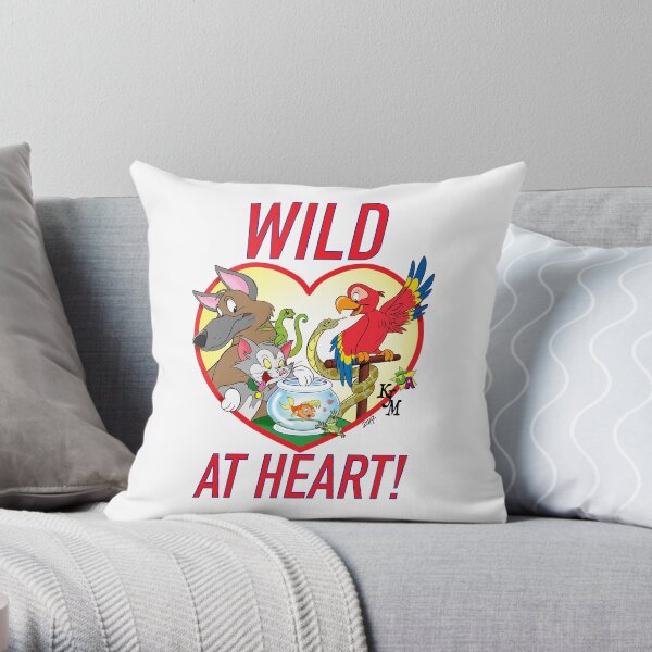 Wild At Heart Throw Pillow