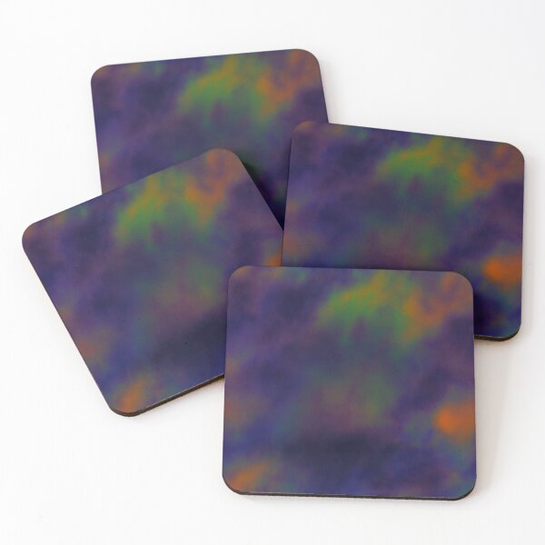 Item preview, Tie dye seamless blue and orange pattern designed and sold by hmorena.
