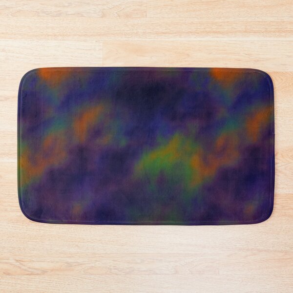 Item preview, Tie dye seamless blue and orange pattern designed and sold by hmorena.
