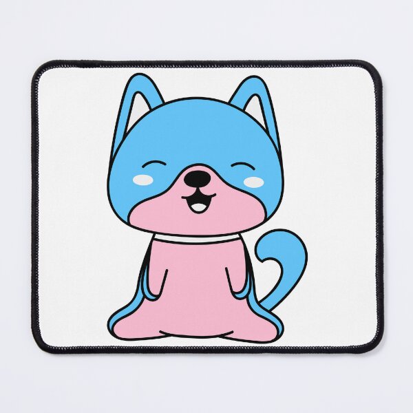 Item preview, Kawaii Trans Puppy Dog. Transgender Pride designed and sold by Subtle Pride Shop.