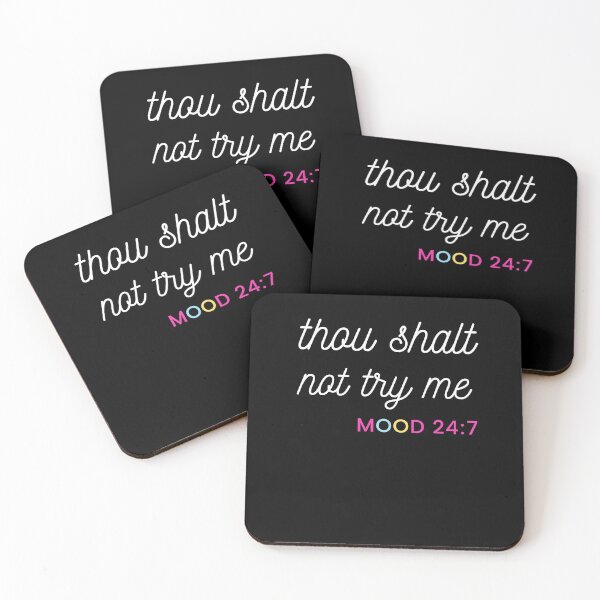 Item preview, Thou shalt not try me - Mother of Biblical Proportions designed and sold by Sam Artist.