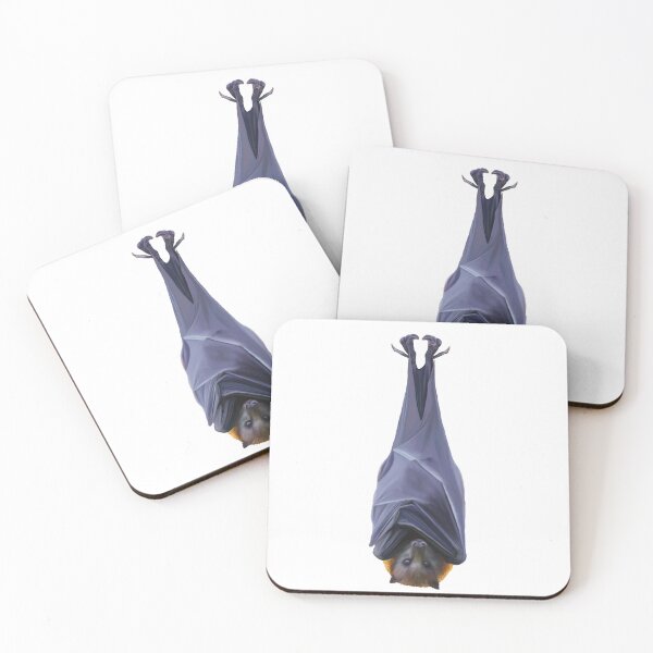 Item preview, Flying fox bat illustration. Australian fruit bat art work. Realistic bat art. Unique gift  designed and sold by PlumpPlumStudio.
