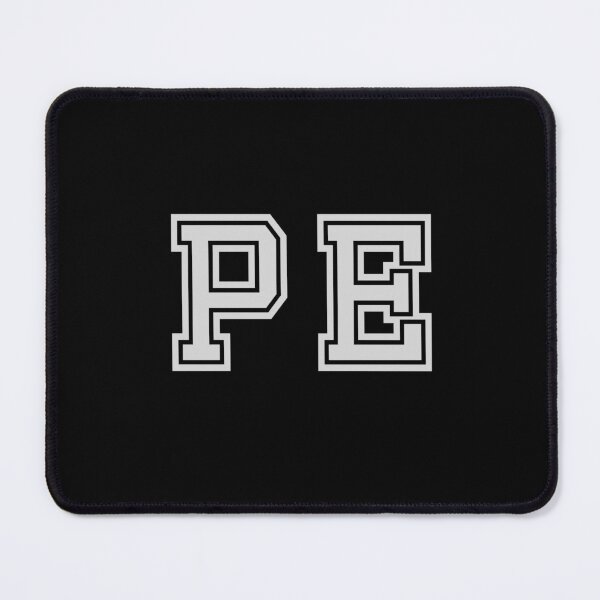 Item preview, P.E. Varsity Initials | Varsity Letters | Black And White | Personalised Gifts designed and sold by Avo And Sriracha.
