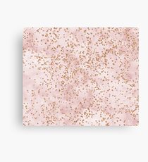 Cotton candy diamond rain Canvas Print