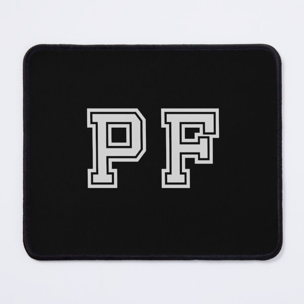 Item preview, P.F. Varsity Initials | Varsity Letters | Black And White | Personalised Gifts designed and sold by Avo And Sriracha.