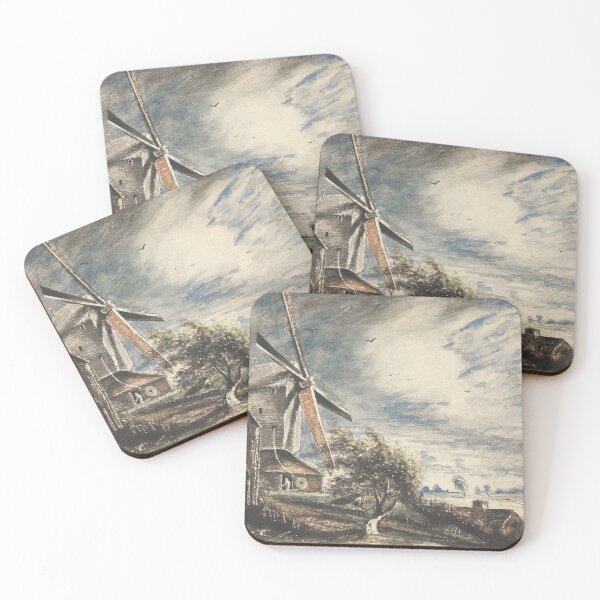 Item preview, Windmill vintage painting by John Constable designed and sold by Vintage Designs +.