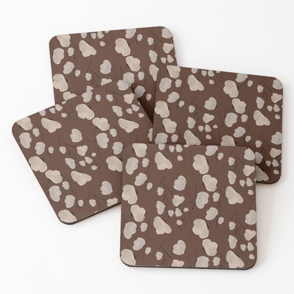 Item preview, Cotton Flowers Brown designed and sold by susycosta.