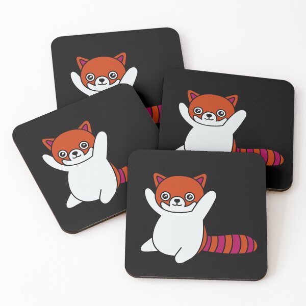 Item preview, Kawaii Femme Red Panda Baby. Lesbian Pride designed and sold by Subtle Pride Shop.