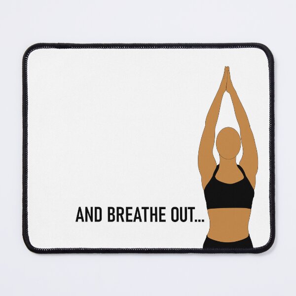 Item preview, Yoga Breathe Out Salutation Pose designed and sold by scopeyo.