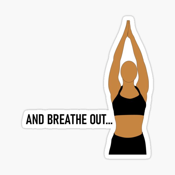 Yoga Sun Salutation Stickers for Sale