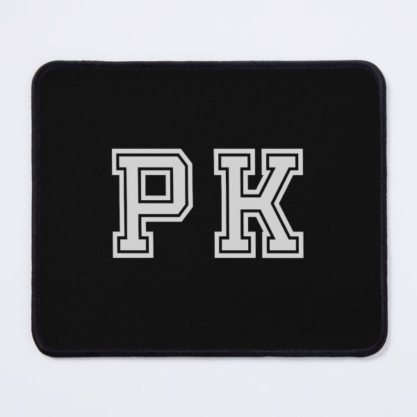 Item preview, P.K. Varsity Initials | Varsity Letters | Black And White | Personalised Gifts designed and sold by Avo And Sriracha.