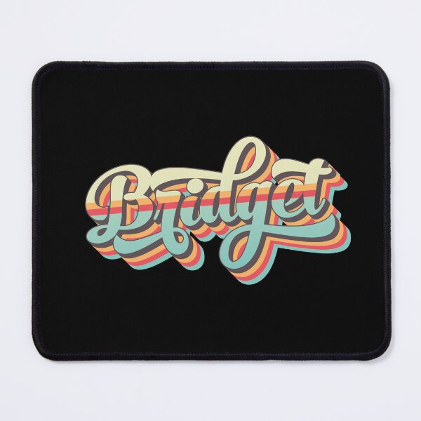 Item preview, Bridget name - cool 70s retro font surf style design designed and sold by NameTheory.