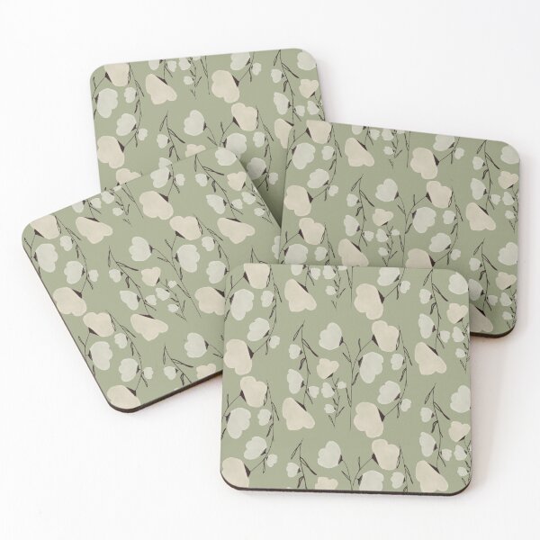 Item preview, Cotton Flowers Sage designed and sold by susycosta.