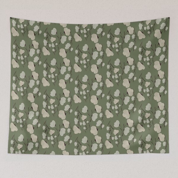 Item preview, Cotton Flowers Dimgray designed and sold by susycosta.