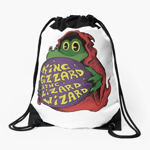 More Then Awesome King Gizzard And The Lizard Wizard Cool Graphic Gifts Drawstring Bag