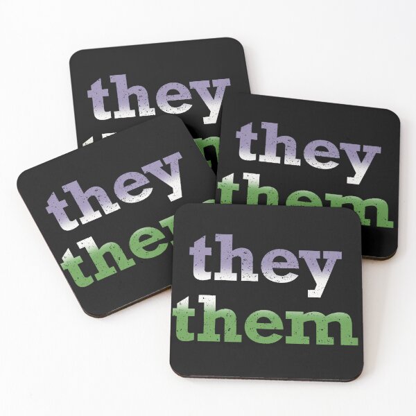 Item preview, Genderqueer They Them Pronouns designed and sold by JustGottaDraw.