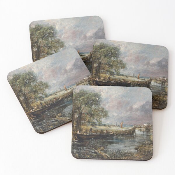 Item preview, Boats on the river by John Constable designed and sold by Vintage Designs +.