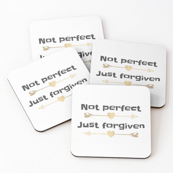 Item preview, Christian Design - Not Perfect, Just Forgiven designed and sold by simplydesignart.