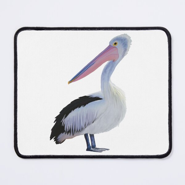 Item preview, White Pelican illustration. Beach themed art, great gift for bird lovers designed and sold by PlumpPlumStudio.