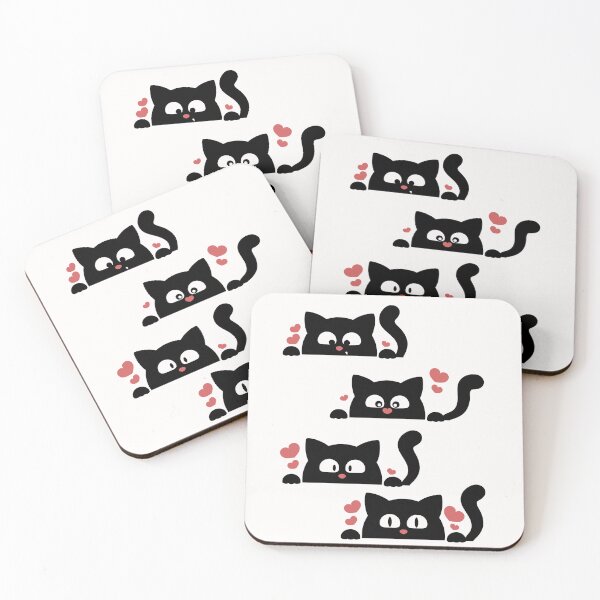 Item preview, Peeking Meme Cats Pack Of Stickers designed and sold by BhavyaBathla.