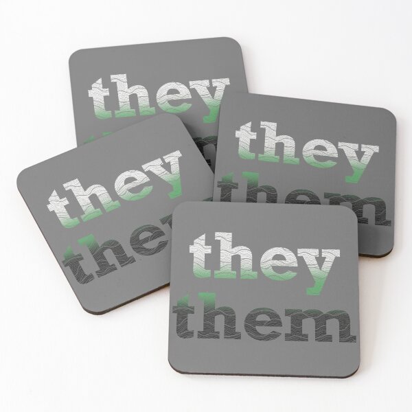 Item preview, Neutrois They Them Waves designed and sold by JustGottaDraw.