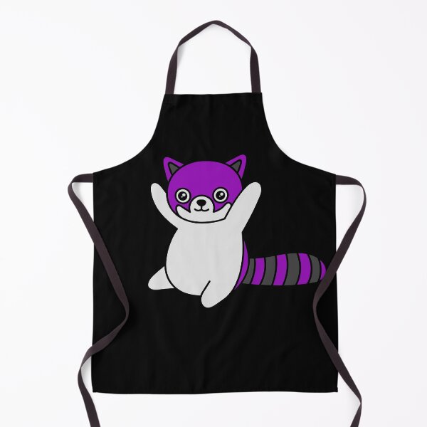 Item preview, Kawaii Ace Red Panda Baby. Asexual Pride designed and sold by Subtle Pride Shop.