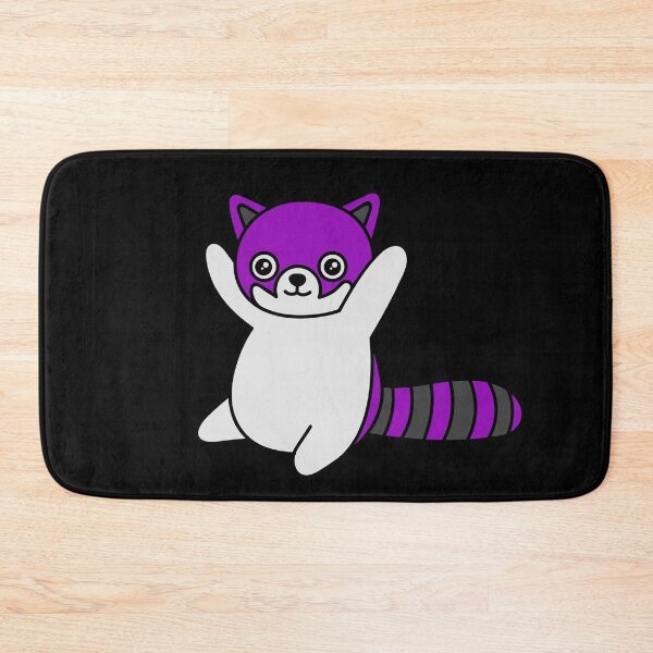 Item preview, Kawaii Ace Red Panda Baby. Asexual Pride designed and sold by Subtle Pride Shop.