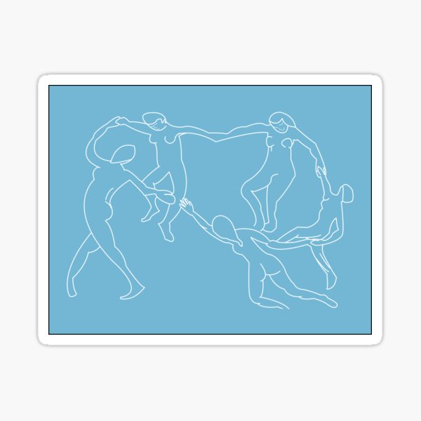 Item preview, Matisse's Dance Outline designed and sold by jccorc.