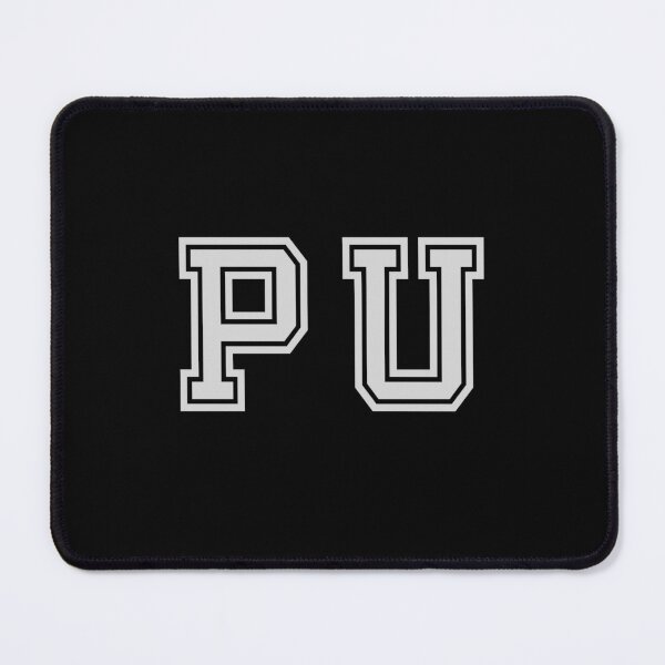 Item preview, P.U. Varsity Initials | Varsity Letters | Black And White | Personalised Gifts designed and sold by Avo And Sriracha.