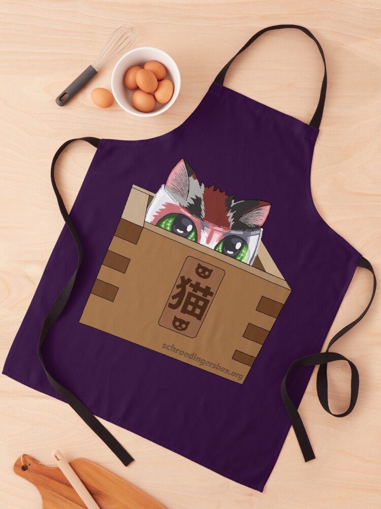 Thumbnail 1 von 6, Schürze, Sake Katze designt und verkauft von Boxcats.